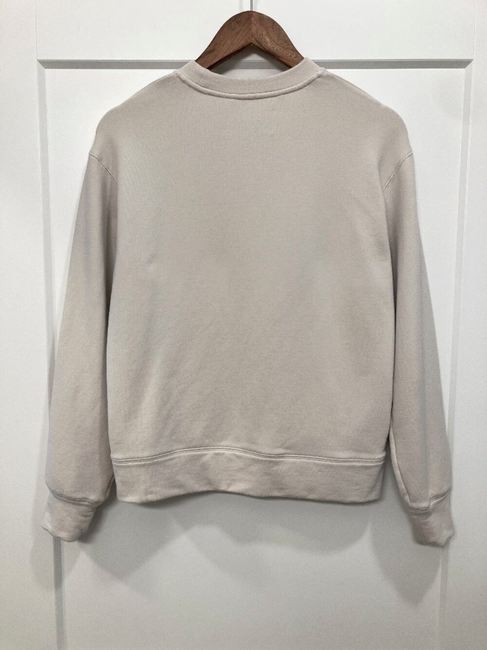 Brochu Walker Mallo Sweatshirt Oyster French Terry Crewneck Loungewear Small - Picture 5 of 7